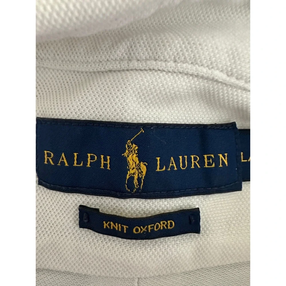 Ralph Lauren All Over Nautical Print Mens Short Sleeve Shirt L Large